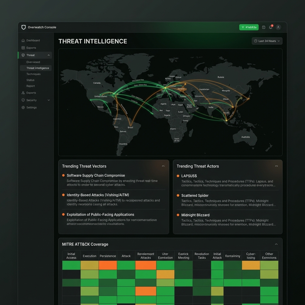 Overwatch Console Threat Intelligence